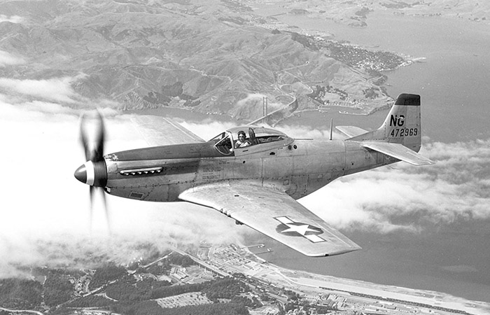 North American P-51D Mustang./ Фото: pinterest.com
