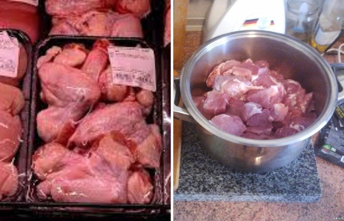 Мясо необходимо вымачивать и варить на втором бульоне Мясо необходимо вымачивать и варить на втором бульоне