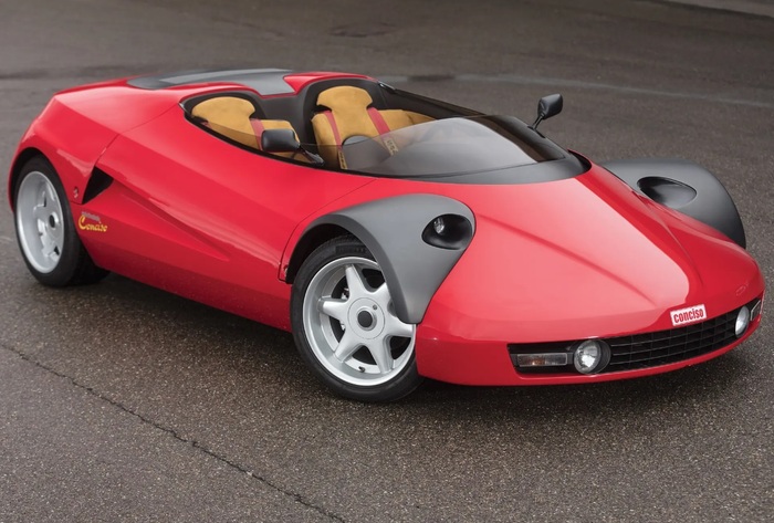 Ferrari Conciso не имеет крыши и дверей/ Фото: rmsothebys.com Ferrari Conciso не имеет крыши и дверей/ Фото: rmsothebys.com