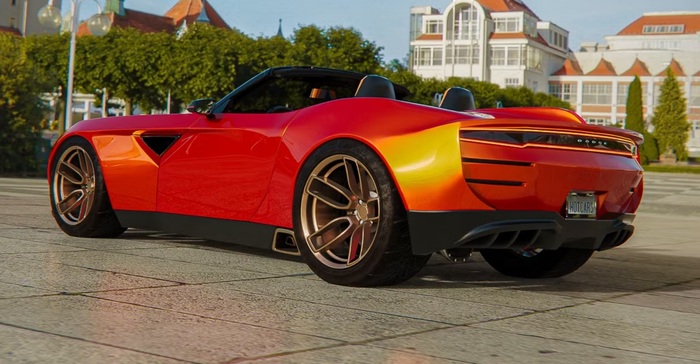 Dodge Copperhead, вид сзади и слева/ Фото: hotcarsimages.com Dodge Copperhead, вид сзади и слева/ Фото: hotcarsimages.com