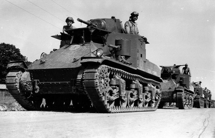 Танк M2 Medium Tank./ Фото: pinterest.com Танк M2 Medium Tank./ Фото: pinterest.com