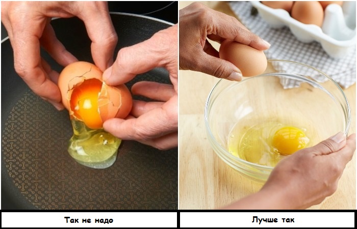 Почему яйца не надо разбивать в сковороду и еще 7 ошибок, которые часто допускают с этим продуктом