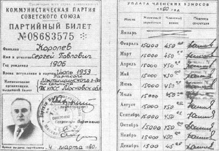 Зарплата Королёва (до реформы). /Фото: ya.ru. Зарплата Королёва (до реформы). /Фото: ya.ru.