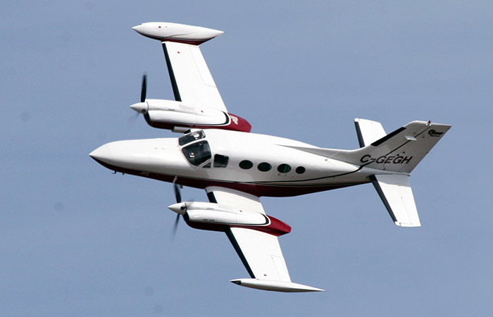 Двухмоторная Cessna./ Фото: pinterest.com Двухмоторная Cessna./ Фото: pinterest.com