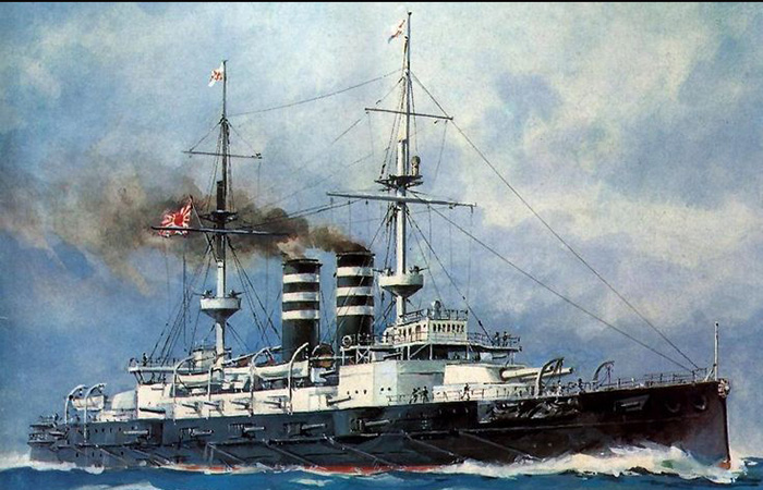 Броненосец Acorazado Mikasa./ Фото: pinterest.com Броненосец Acorazado Mikasa./ Фото: pinterest.com