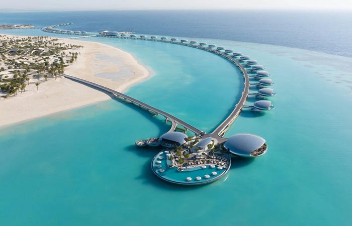 Shebara Resort: роскошный курорт с «инопланетными» виллами-миражами вдоль побережья Красного моря