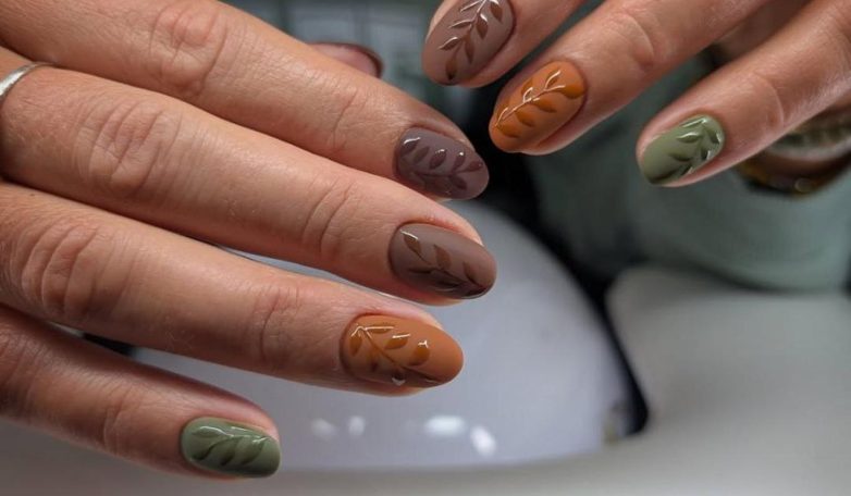 Маникюр, вдохновленный осенью