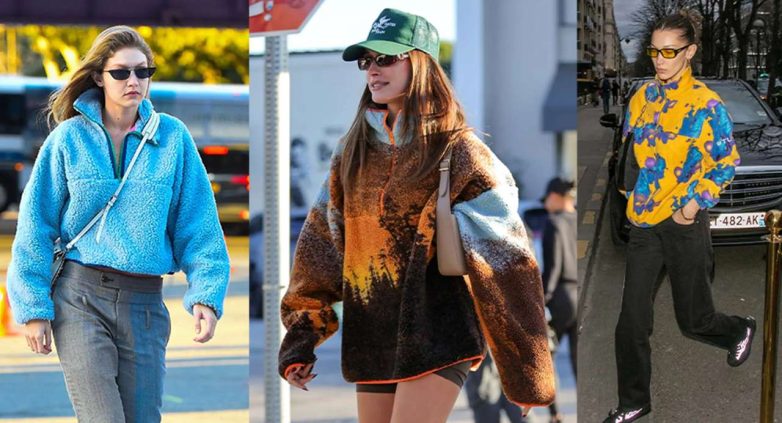 Как и с чем носить флисовые толстовки