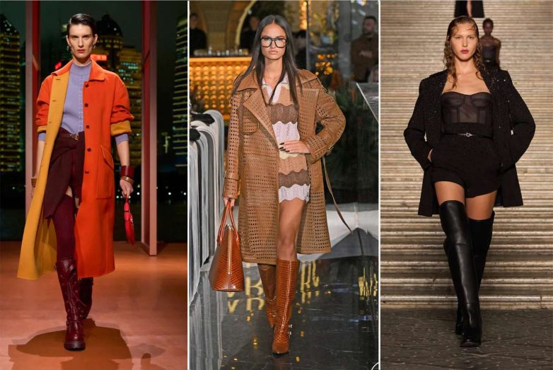 Как носить высокие сапоги, чтобы ноги казались длиннее