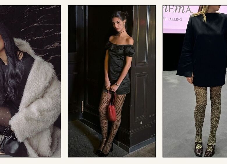 Как носить колготки с платьем