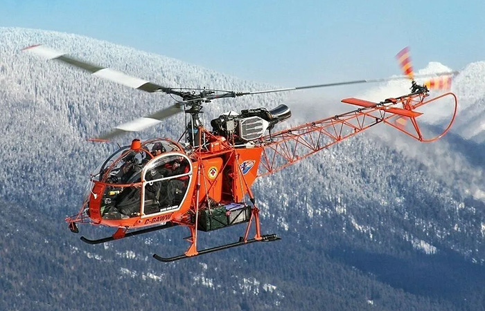 Облегчённый вертолёт для полёта на большой высоте./ Фото: wikipedia.org