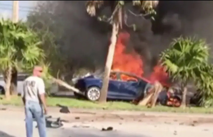 Кадр с места аварии во Флориде./ Фото: businessinsider.com