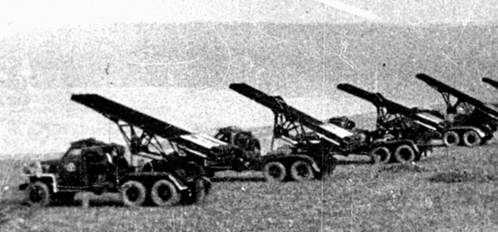 Несколько «Катюш», действующих совместно. Фото: tsagi.ru