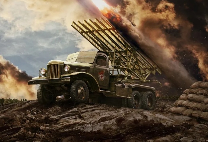 Установка «Катюши» монтировалась на базе грузовика. Фото: dosaaf-ural.ru