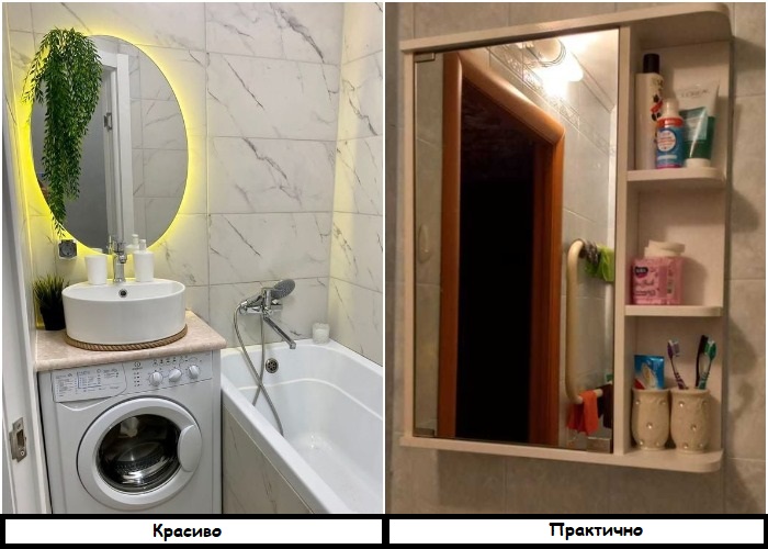 Шкафчик с зеркалом более функциональный Шкафчик с зеркалом более функциональный