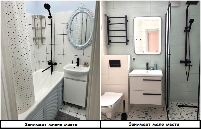 Подвесная тумба выглядит легче Подвесная тумба выглядит легче