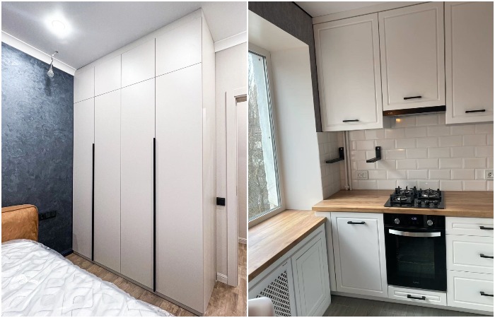 Шкаф и кухонный гарнитур до потолка Шкаф и кухонный гарнитур до потолка