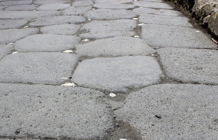 Для чего древние римляне укладывали в дороги мелкие белые камушки