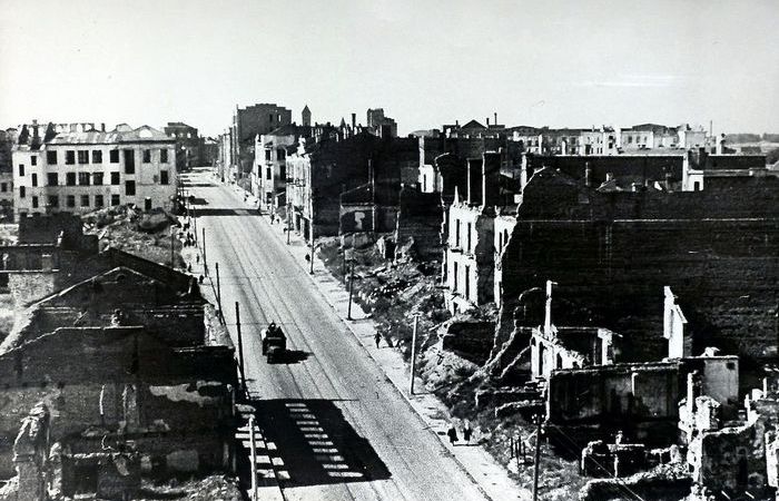 В ходе войны от Минска мало что осталось. /Фото: realt.onliner.by. 