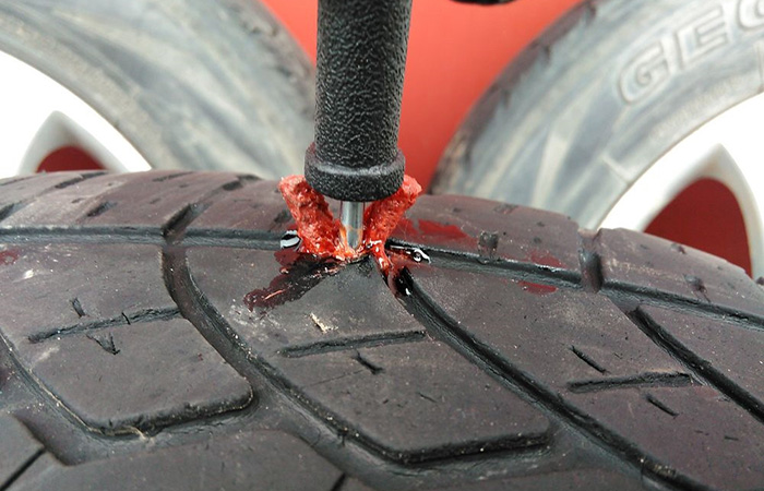 Быстрое решение без запаски./ Фото: velodoma.ru