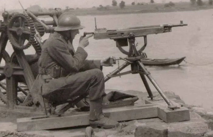 Станковый пулемёт Первой мировой./ Фото: usmilitariaforum.com