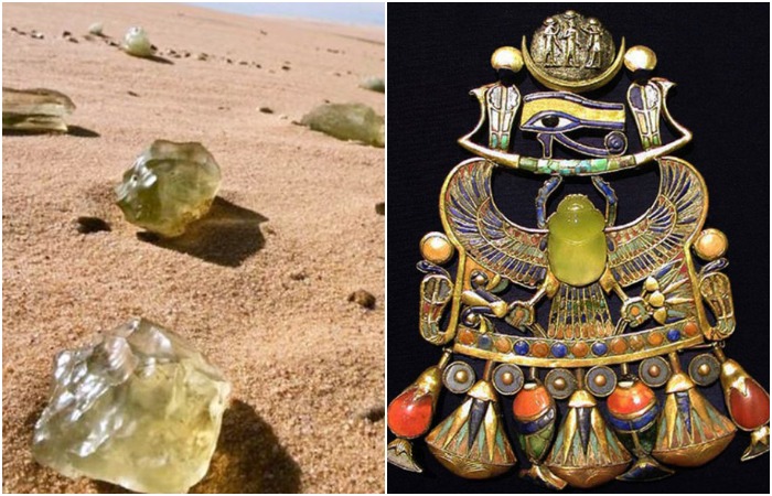 Пустынное стекло, достойное фараона. /Фото: sci.news Пустынное стекло, достойное фараона. /Фото: sci.news