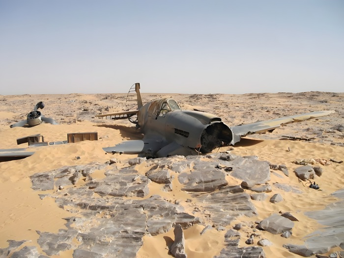 Пропавший самолёт, который хранила Сахара 80 лет. /Фото: warfarehistorynetwork.com Пропавший самолёт, который хранила Сахара 80 лет. /Фото: warfarehistorynetwork.com