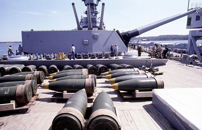 Снаряды калибра 406 мм./ Фото: picryl.com