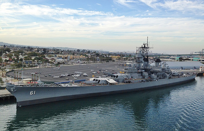 Линкор Айова - музей./ Фото: wikipedia.org