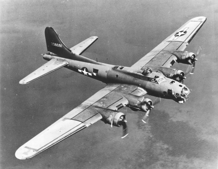 B-17 часто били по позициям противника в глубоком тылу. Фото: wikimedia.org