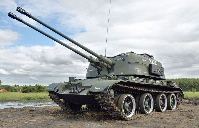 Советская ЗСУ-52-2 родом из 1950-х. /Фото: en.wikipedia.org. 