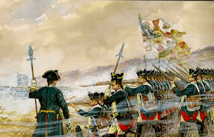 Линейная тактика использовалась из-за совокупности причин. /Фото: pikabu.ru. 