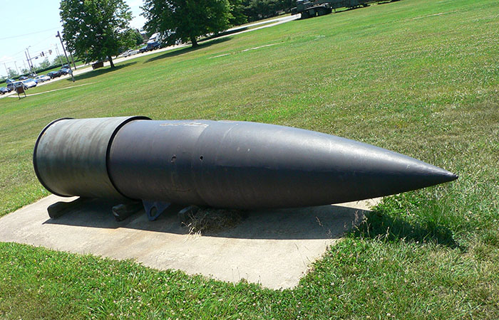 Снаряд пушки «Густав»./ Фото: wikimedia.org