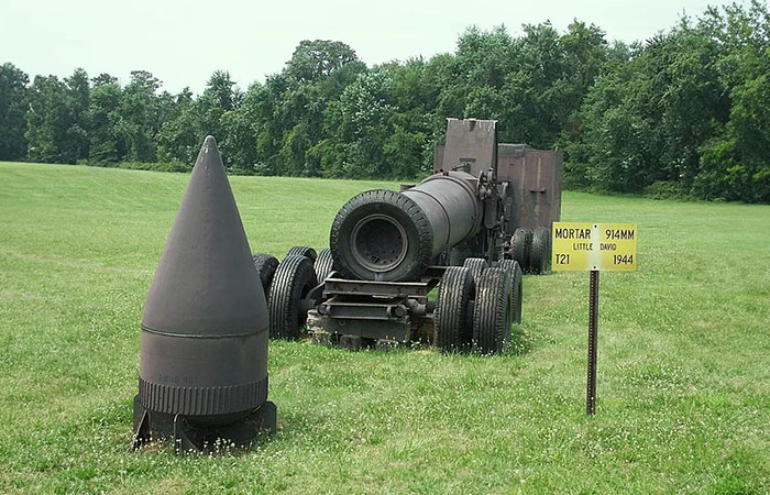 Снаряд мортиры «Литтл-Дэвид»./ Фото: heavymachinery.pl