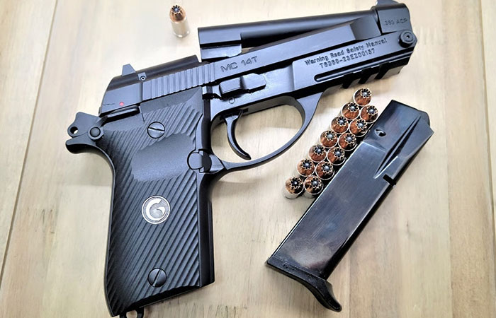 Нестандартный пистолет./ Фото: guns.com